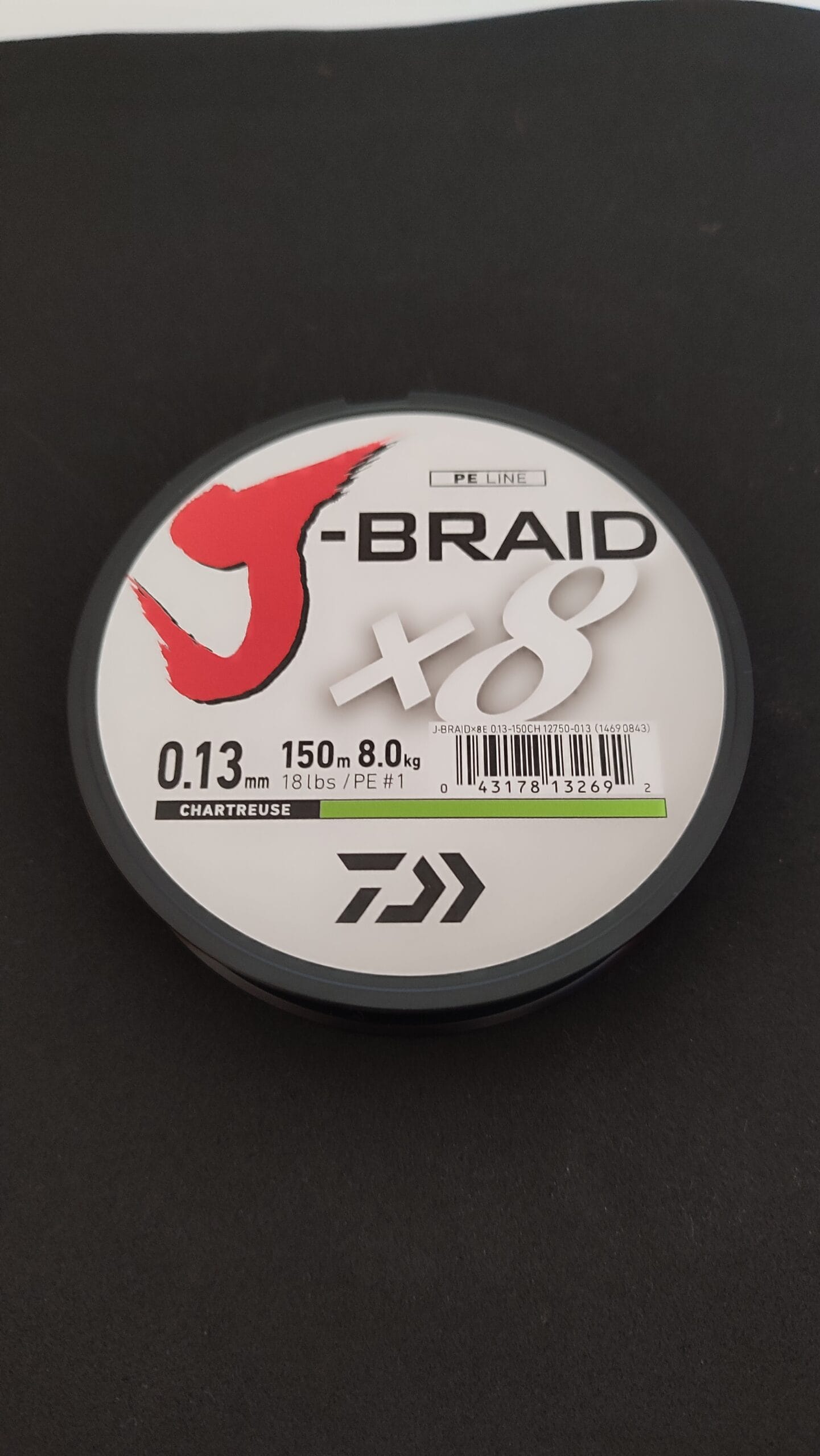 Tresse Daiwa J-Braid 8 Braid 150m Dark Green